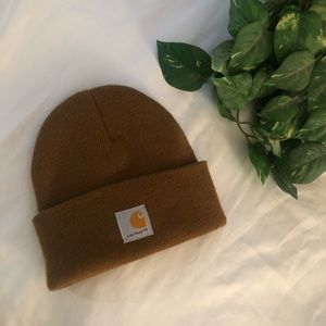 Brown Carhartt beanie